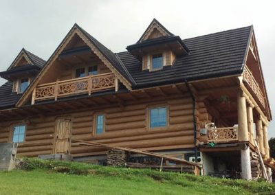 Piękny dom z drewna w Krościenku nad Dunajcem
